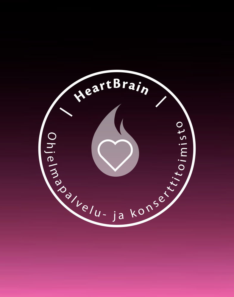 Työnäyte: HeartBrain - Yritysilmeen suunnittelu